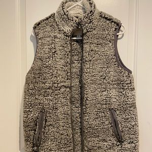 Fluffy vest